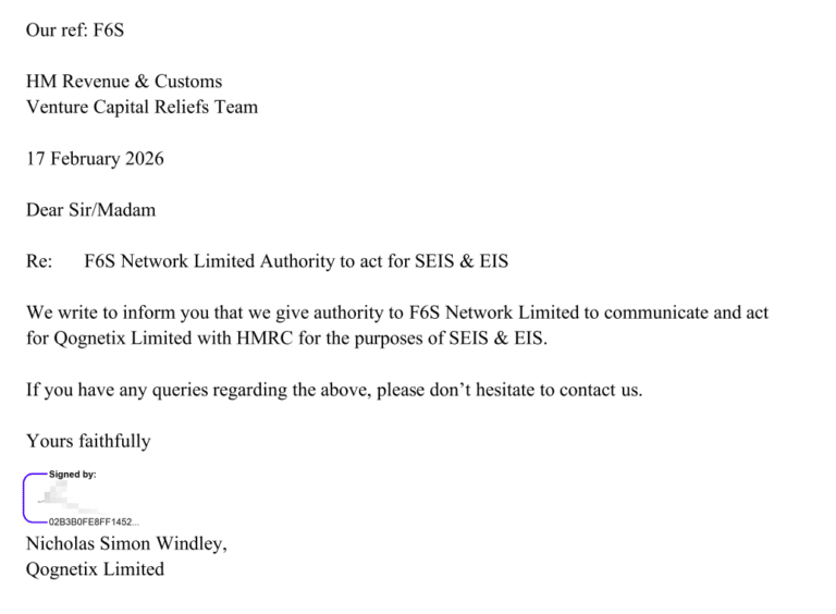 f6s supporting qognetix